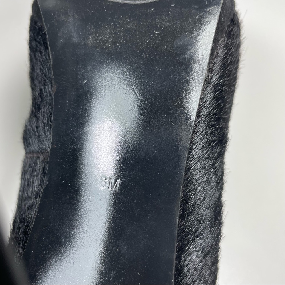 Lauren Ralph Lauren black cowhide black suede Mary Janes pumps Size 6 - Picture 8 of 10